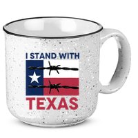 I Stand With Texas 15oz Campfire Ceramic Mug