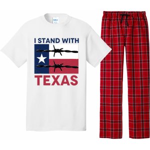 I Stand With Texas Pajama Set