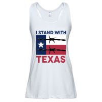 I Stand With Texas Ladies Essential Flowy Tank