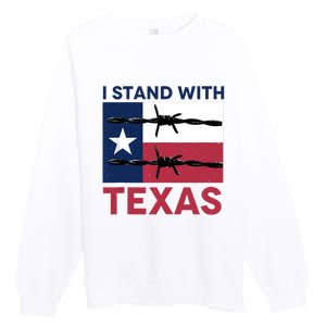 I Stand With Texas Premium Crewneck Sweatshirt