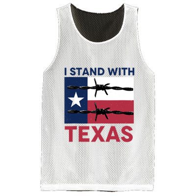 I Stand With Texas Mesh Reversible Basketball Jersey Tank