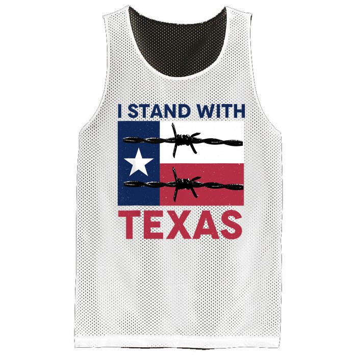 I Stand With Texas Mesh Reversible Basketball Jersey Tank