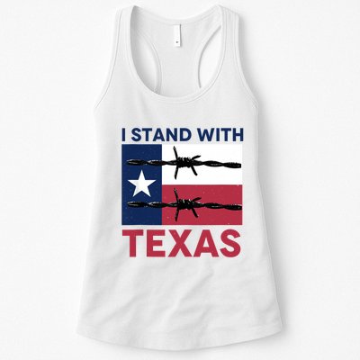 I Stand With Texas Womens Tank Top