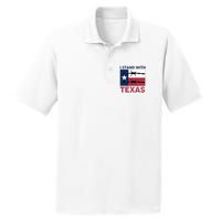 I Stand With Texas PosiCharge RacerMesh Polo