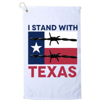 I Stand With Texas Platinum Collection Golf Towel