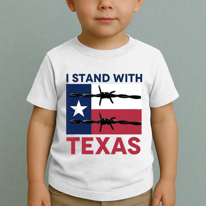 I Stand With Texas Toddler T-Shirt