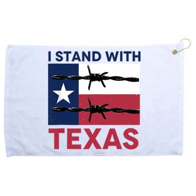 I Stand With Texas Grommeted Golf Towel