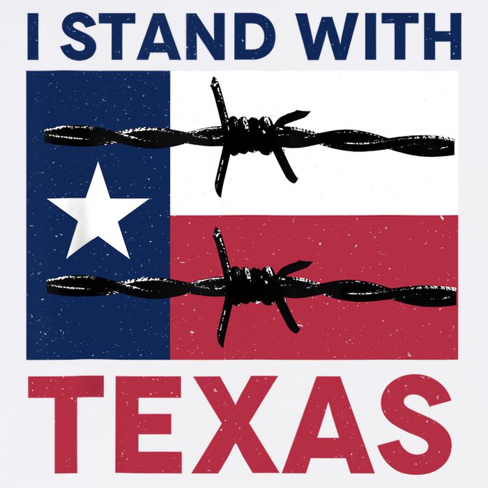 I Stand With Texas Grommeted Golf Towel