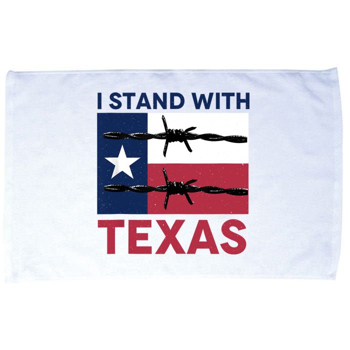 I Stand With Texas Microfiber Hand Towel