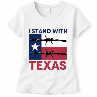 I Stand With Texas Womens T-Shirt