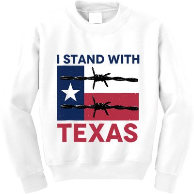 I Stand With Texas Kids Sweatshirt