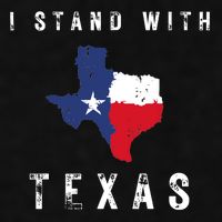 I Stand With Texas Ladies PosiCharge Tri-Blend Wicking Tank