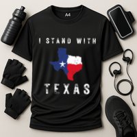 I Stand With Texas Performance Shirt