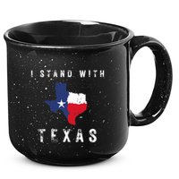 I Stand With Texas 15oz Campfire Ceramic Mug