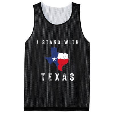 I Stand With Texas Mesh Reversible Basketball Jersey Tank