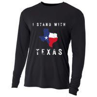 I Stand With Texas Cooling Performance Long Sleeve Crew