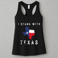 I Stand With Texas Womens Tank Top
