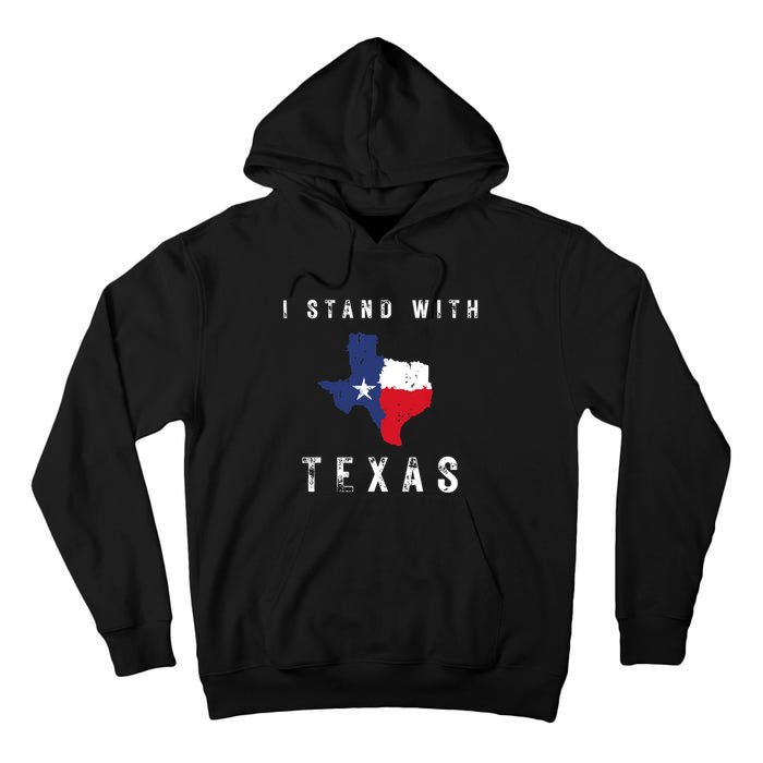 I Stand With Texas Tall Hoodie