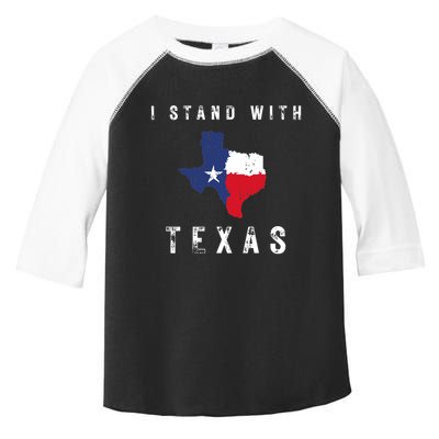 I Stand With Texas Toddler Fine Jersey T-Shirt