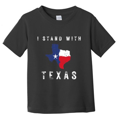 I Stand With Texas Toddler T-Shirt
