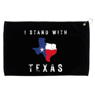 I Stand With Texas Grommeted Golf Towel