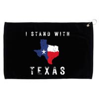 I Stand With Texas Grommeted Golf Towel