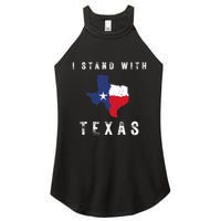 I Stand With Texas Women's Perfect Tri Rocker Tank
