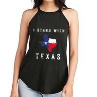 I Stand With Texas Women's Perfect Tri Rocker Tank