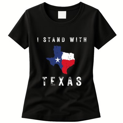 I Stand With Texas Womens T-Shirt
