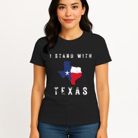 I Stand With Texas Womens T-Shirt