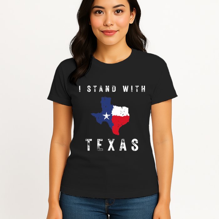 I Stand With Texas Womens T-Shirt