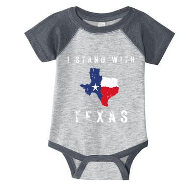 I Stand With Texas Infant Baby Jersey Bodysuit