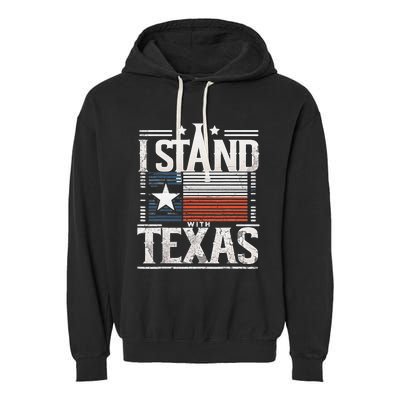 I Stand With Texas Scotus Garment-Dyed Fleece Hoodie