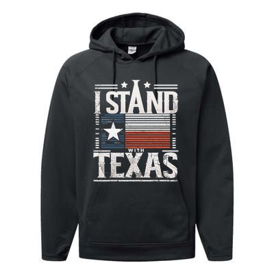 I Stand With Texas Scotus Performance Fleece Hoodie