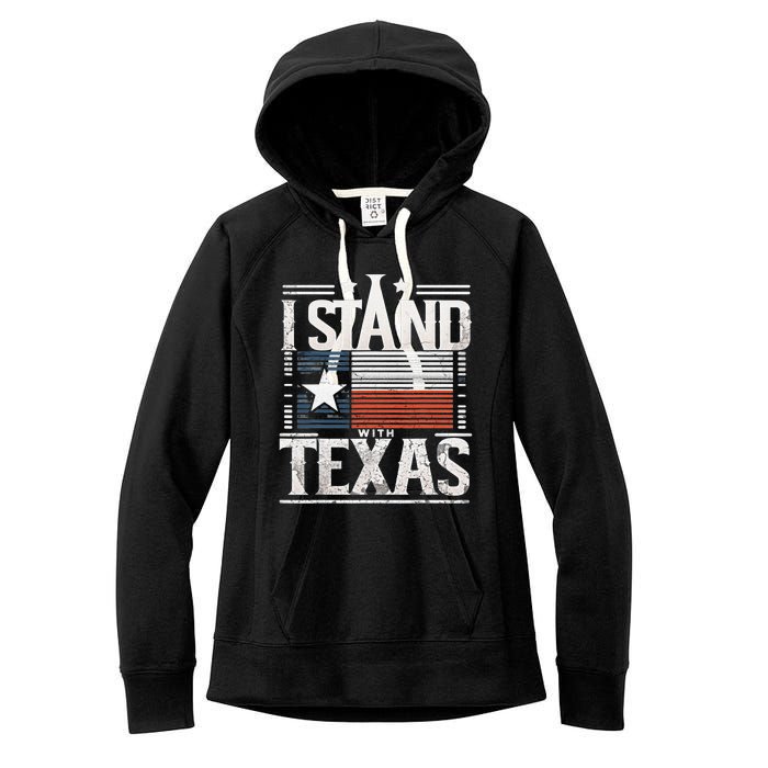 I Stand With Texas Scotus Women's Fleece Hoodie