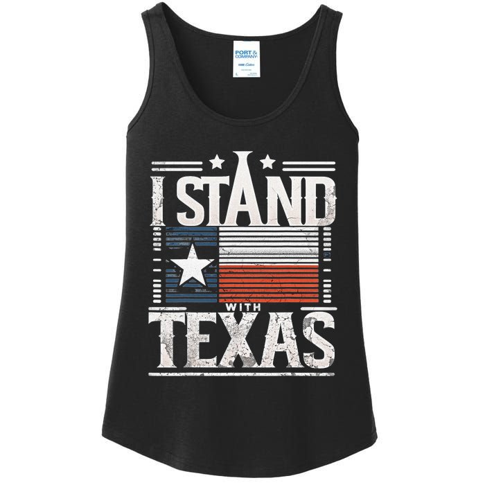 I Stand With Texas Scotus Ladies Essential Tank