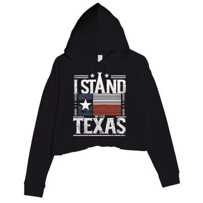 I Stand With Texas Scotus Crop Fleece Hoodie