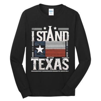 I Stand With Texas Scotus Tall Long Sleeve T-Shirt