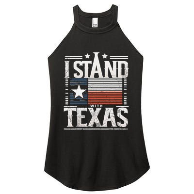 I Stand With Texas Scotus Women's Perfect Tri Rocker Tank