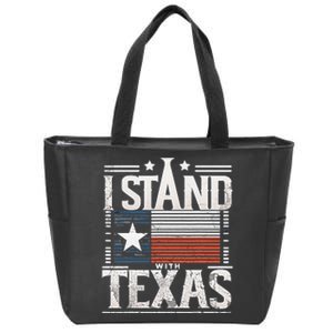 I Stand With Texas Scotus Zip Tote Bag