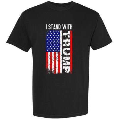 i stand with president trump pro trump supporter anti biden Garment-Dyed Heavyweight T-Shirt