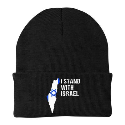 I Stand With Israel Jewish Gifts Heritage Israeli Flag Beanie