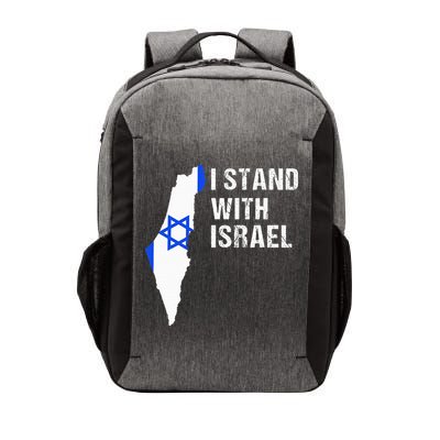 I Stand With Israel Jewish Gifts Heritage Israeli Flag Vector Backpack