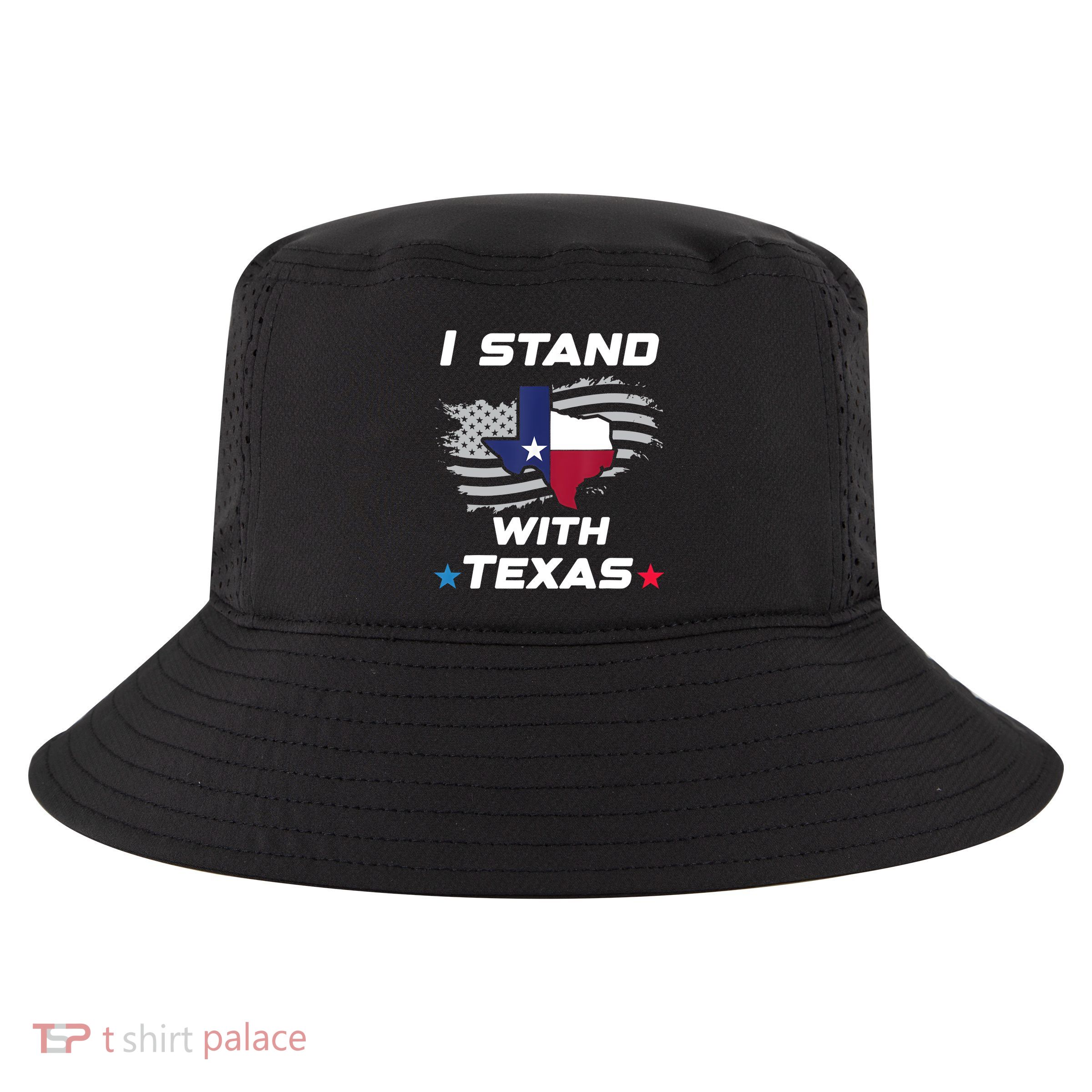 I Stand With Texas Cool Comfort Performance Bucket Hat