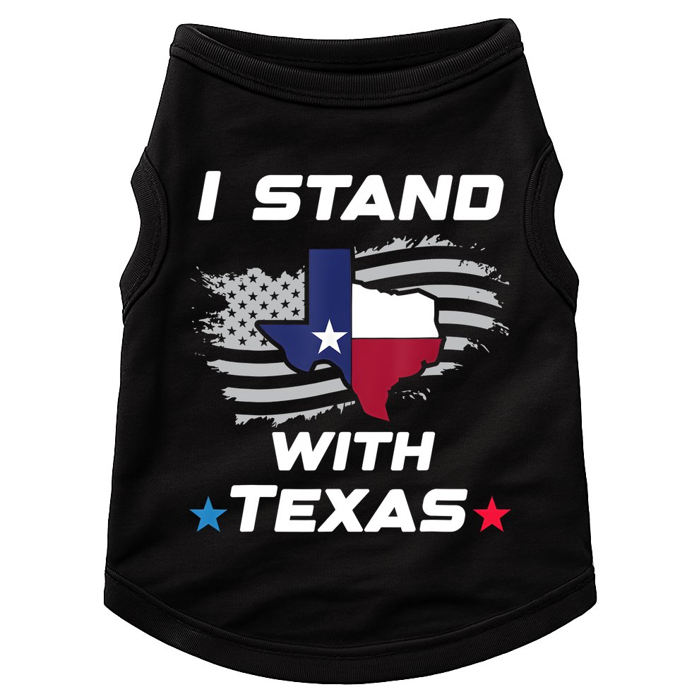I Stand With Texas Doggie Tank
