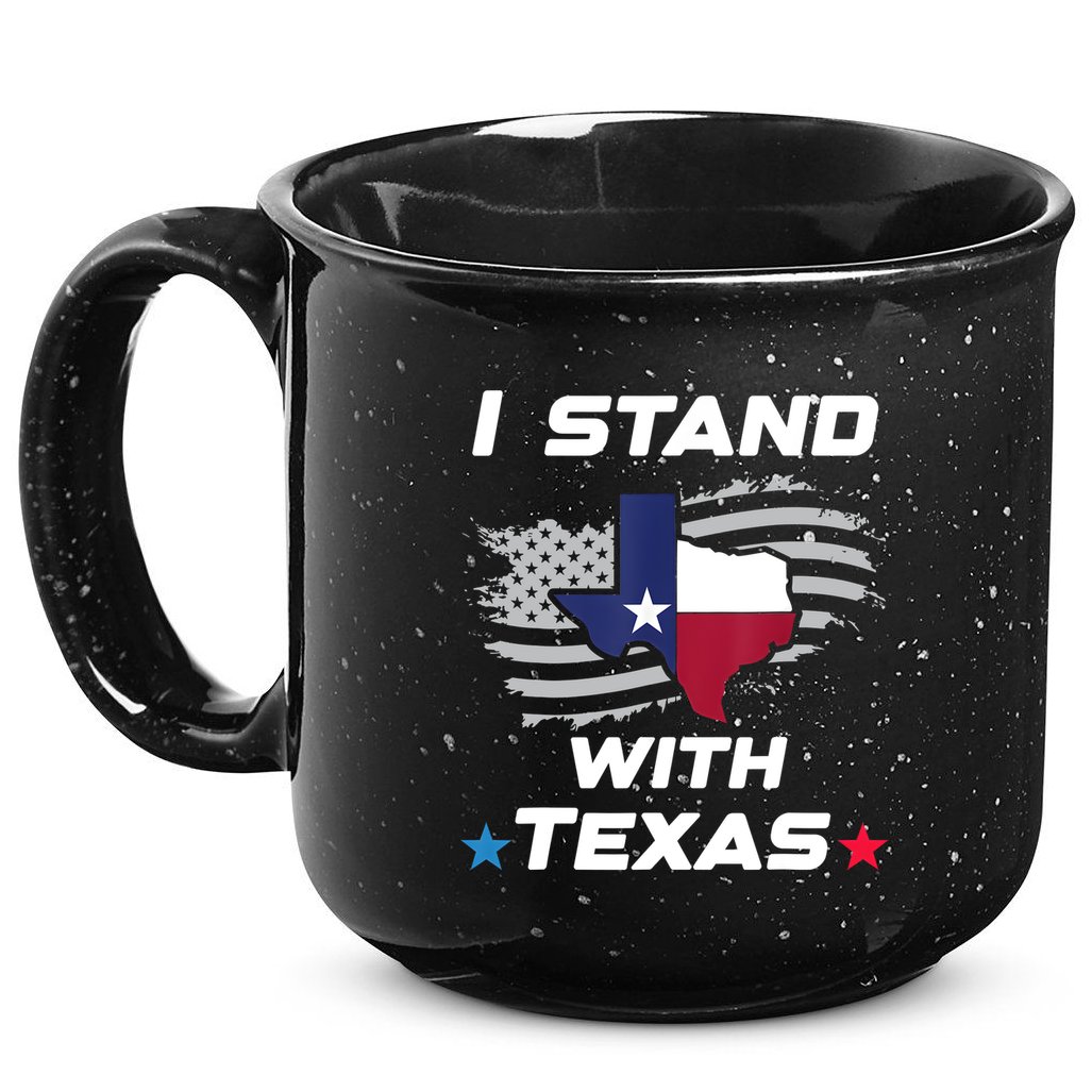 I Stand With Texas 15oz Campfire Ceramic Mug