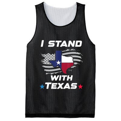 I Stand With Texas Mesh Reversible Basketball Jersey Tank