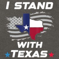 I Stand With Texas Cotton Canvas Backpack