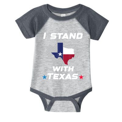 I Stand With Texas Infant Baby Jersey Bodysuit