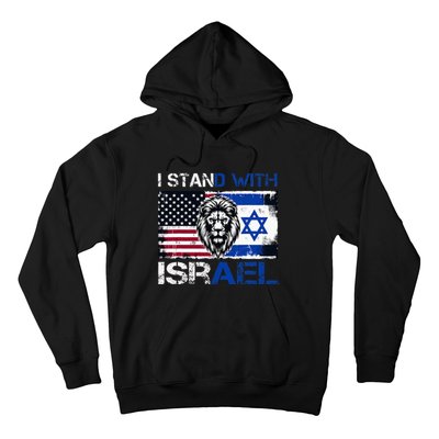 I Stand With Israel US Support Lion Love Israeli Brotherhood Hoodie